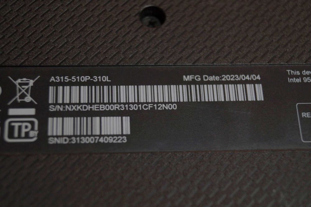 ГАРАНТІЯ Acer (FullHD/Core i3-13 Gen/RAM 8Гб LPDDR5/SSD 256Гб)TVOYO