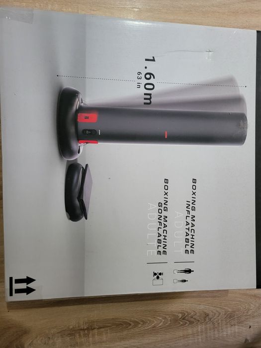 Worek treningowy, Outshock nadmuchiwany. Rękawiczki cardio-boxing 100