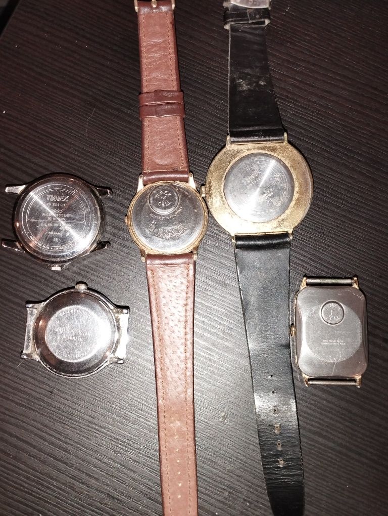 Lote 5 relógios Timex