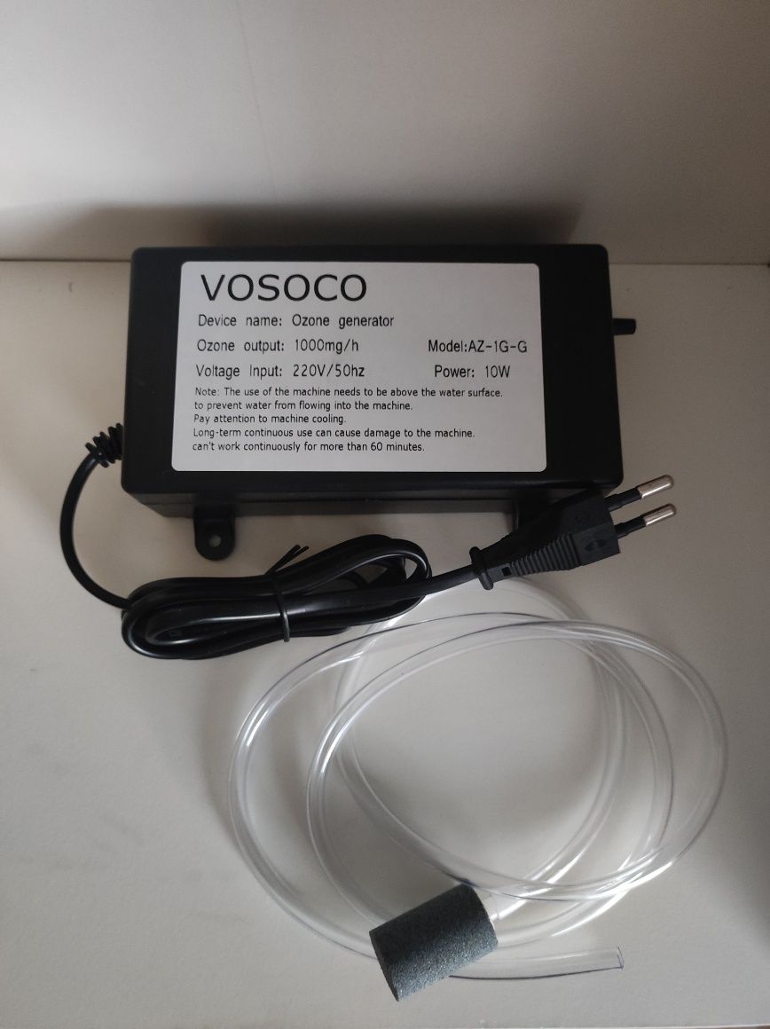 Nowy ozonator do żywności 1000mg. Generator ozonu