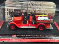 WOZY STRAŻACKIE Studebaker Fire Truck 1928 1:72 AMERCOM Straż Pożarna