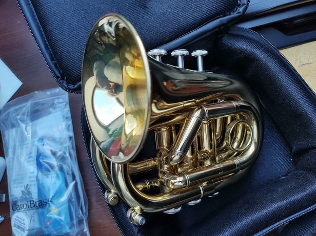 Trąbka kieszonkowa pocket trumpet Carol Brass cpt-1000-yss-bb-bll