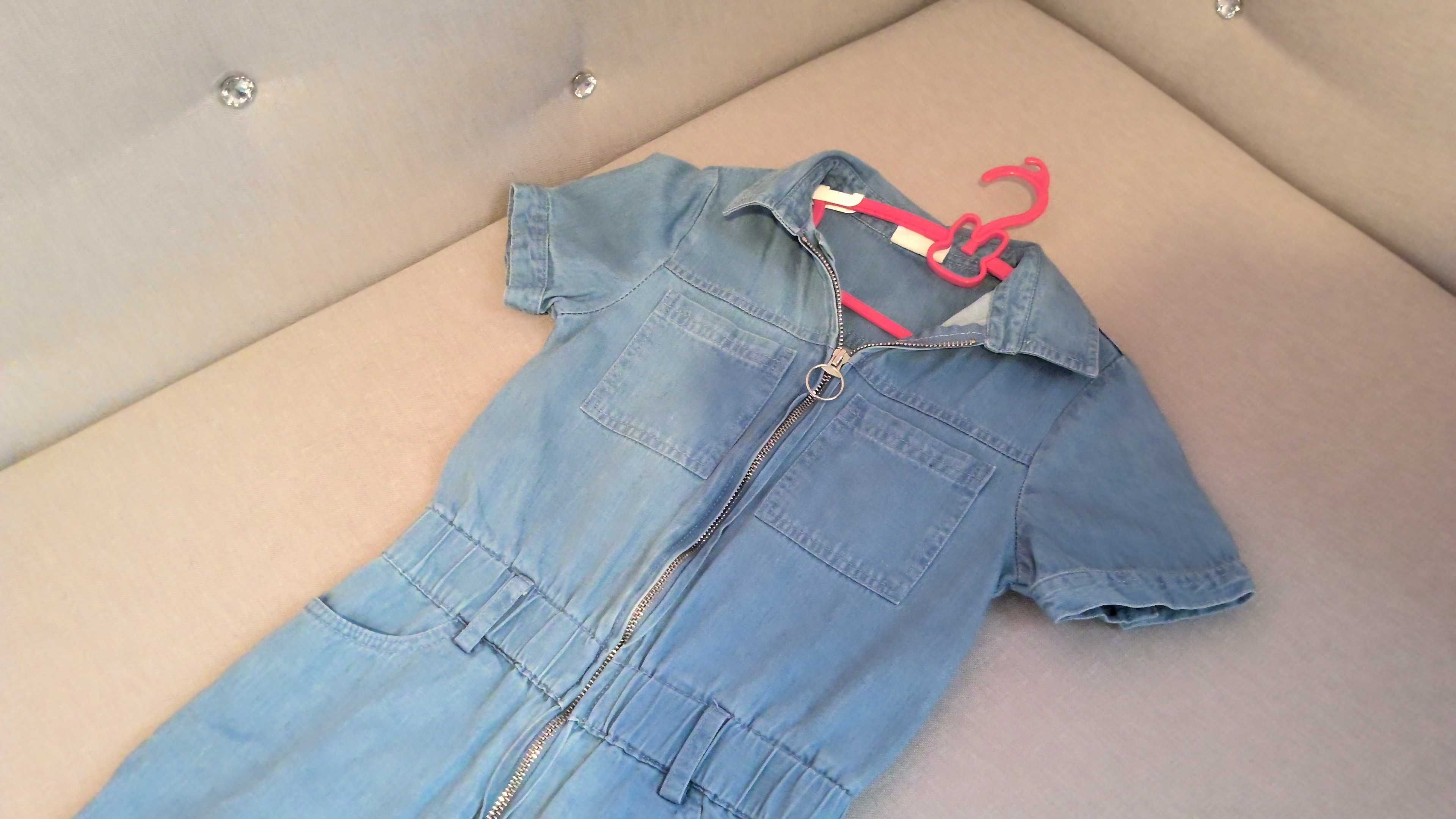 kombinezon COCCODRILLO, jeans, rozmiar 128