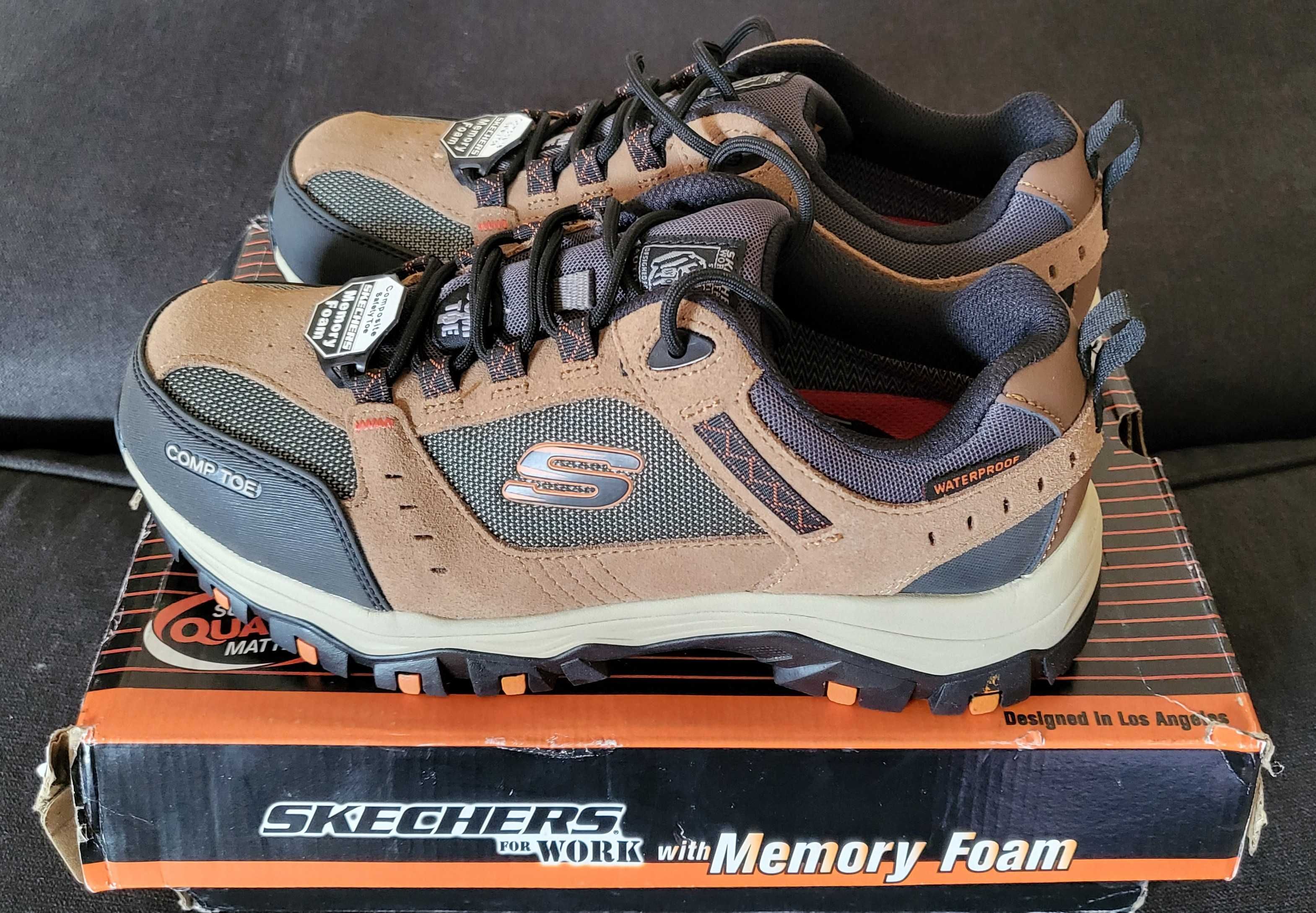 Sapatos Skechers para trabalho 77183EC/BRBK, Originais, Novos