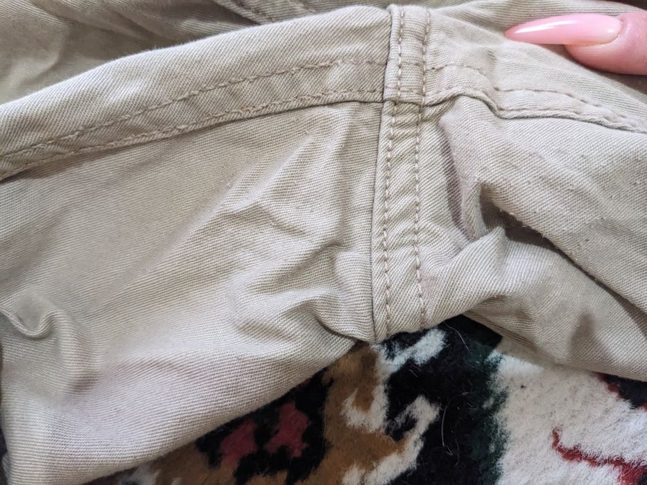 Штани  кольору типу ,пряжене молоко