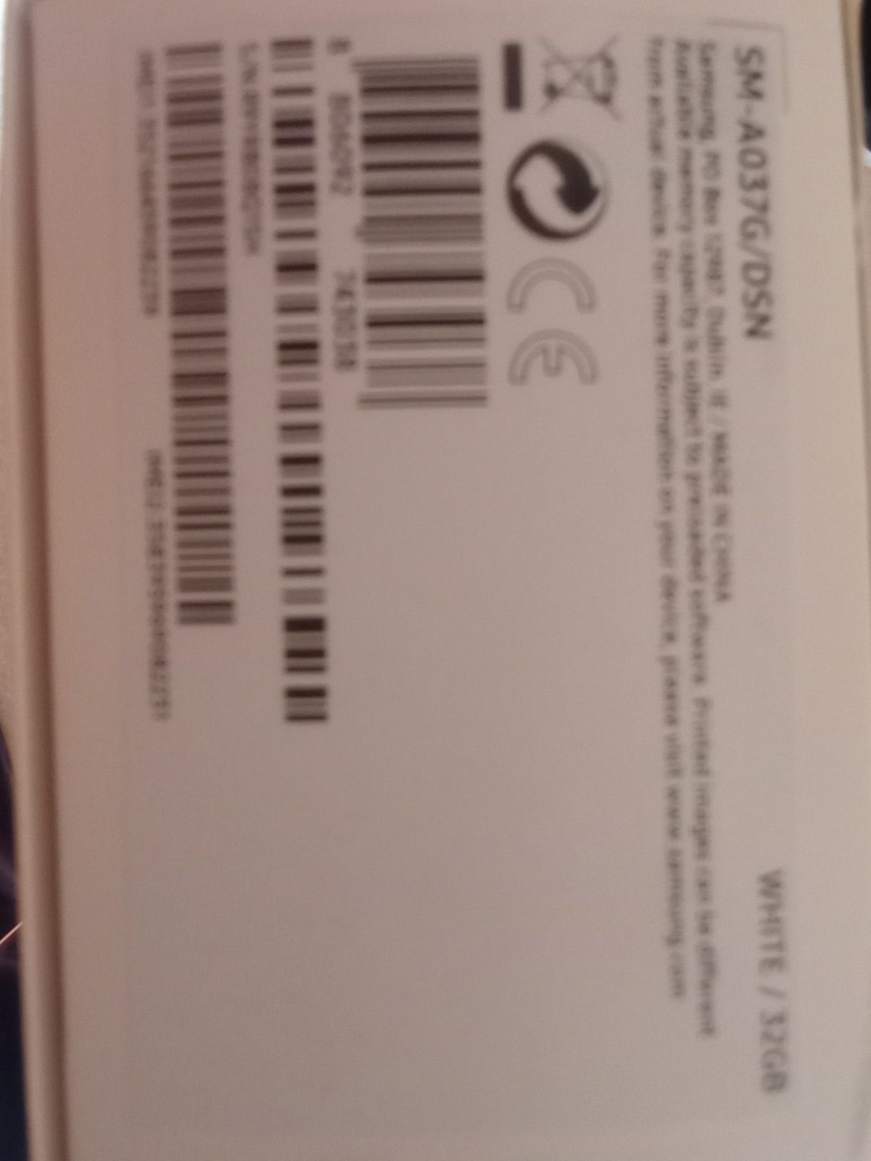 Samsung a03s7g..