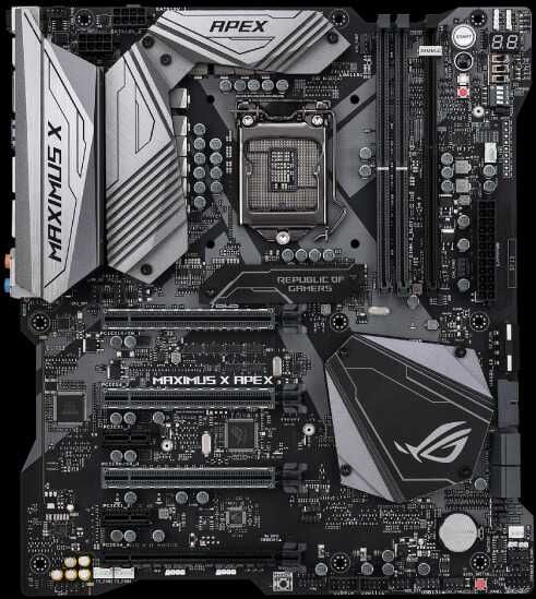 Intel core I7 8700k + Asus ROG Maximus X Apex