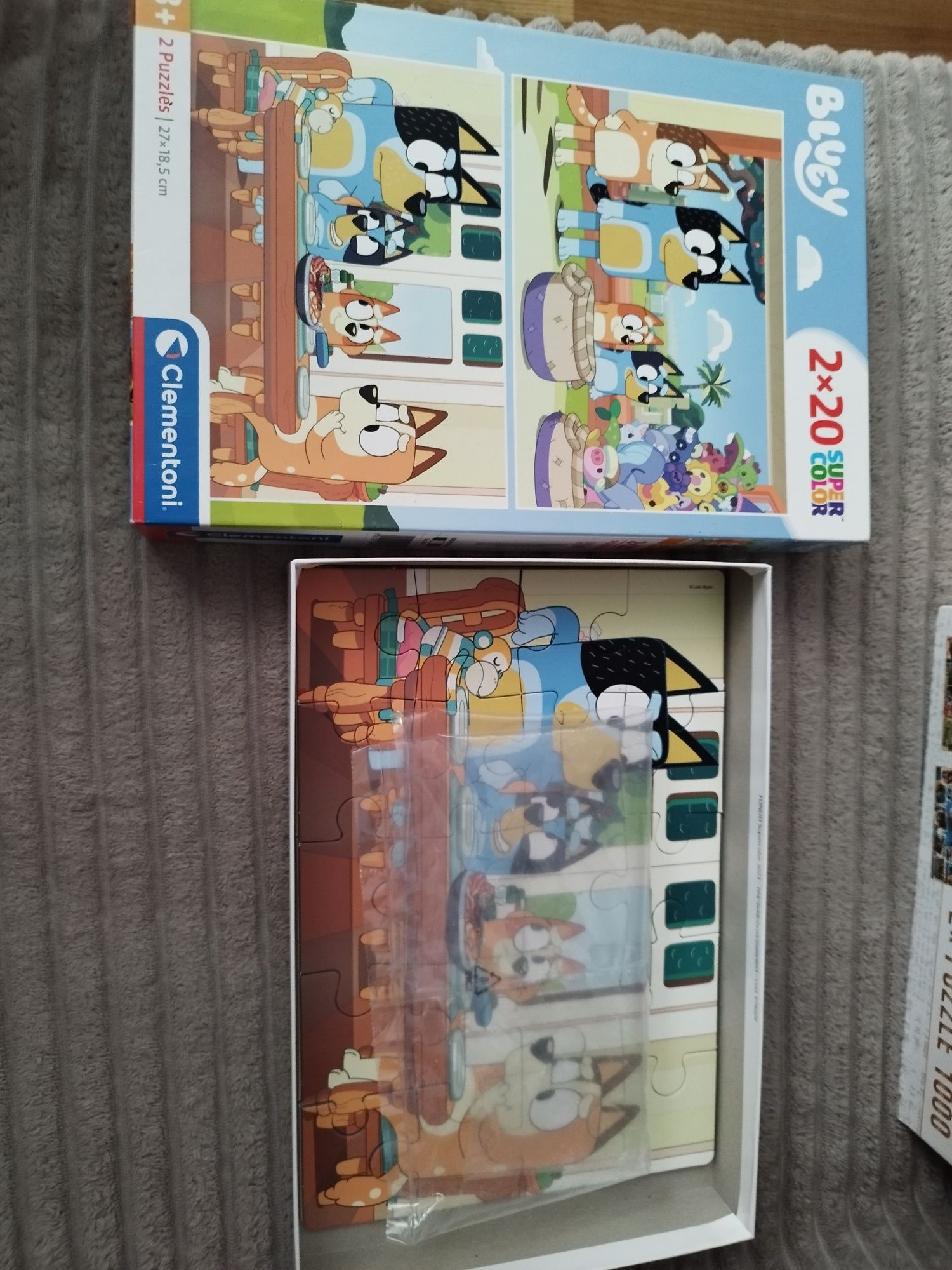 Puzzle 2w1 Clementoni super color Bluey 2* 20