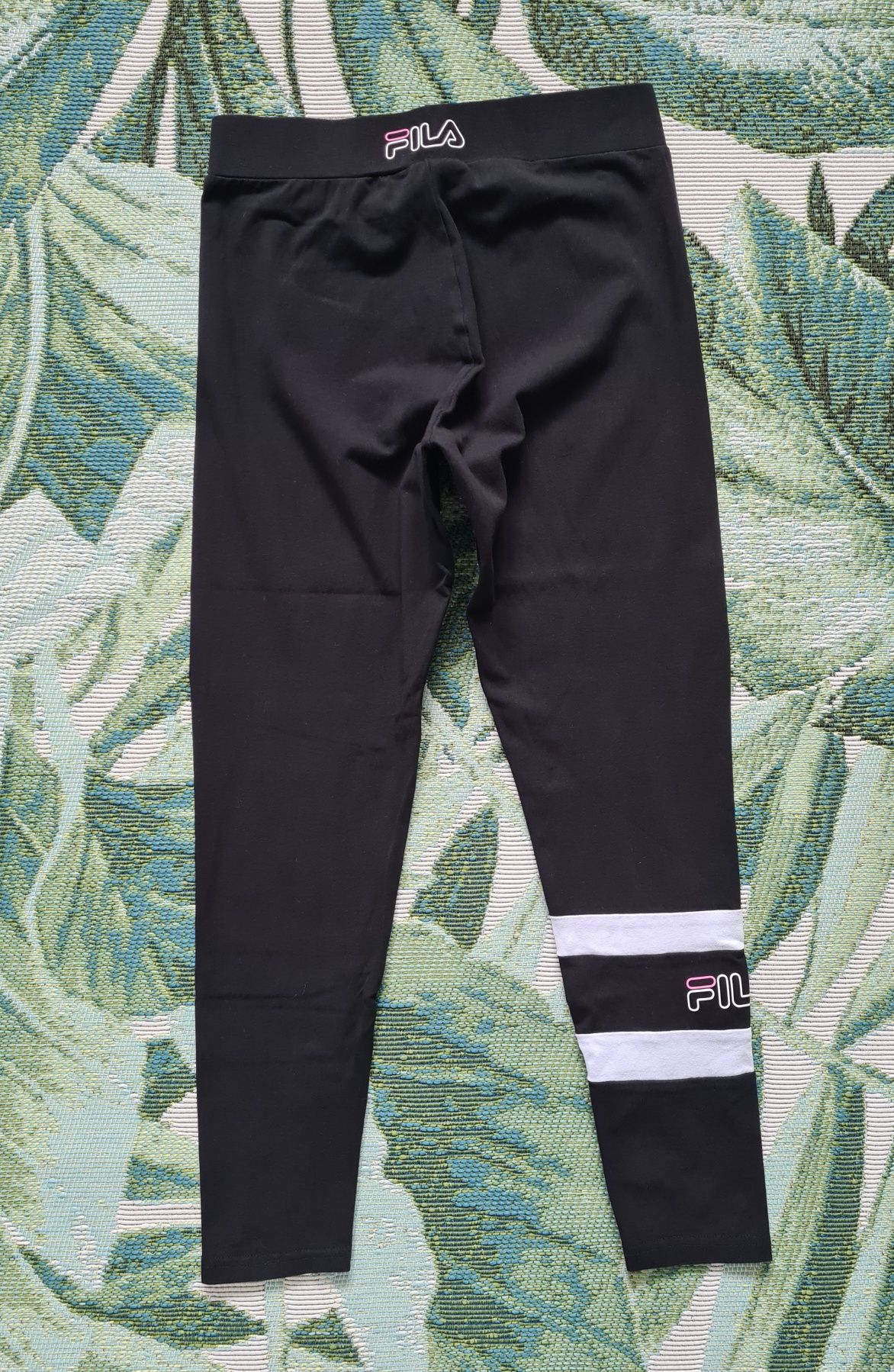 FILA bawełniane legginsy z logo 146-152