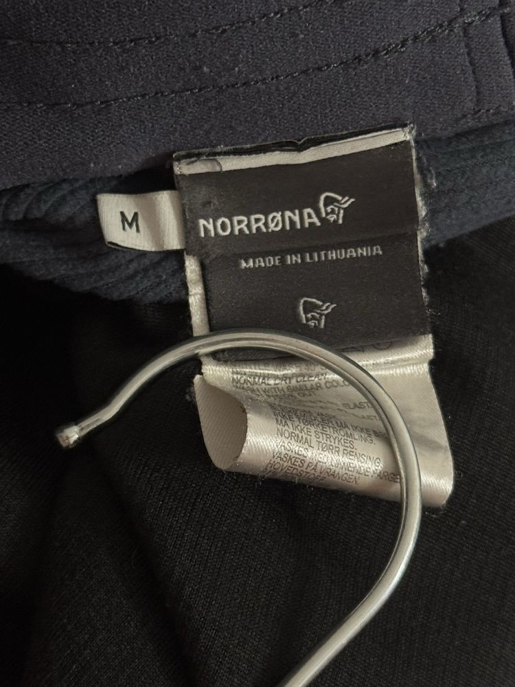 Spodnie Falketind Warm1 Norrona M Stretch Pants Logowane Caviar