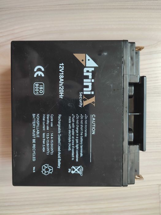 Акумуляторна батарея Trinix AGM 12V18Ah свинцево-кислотна