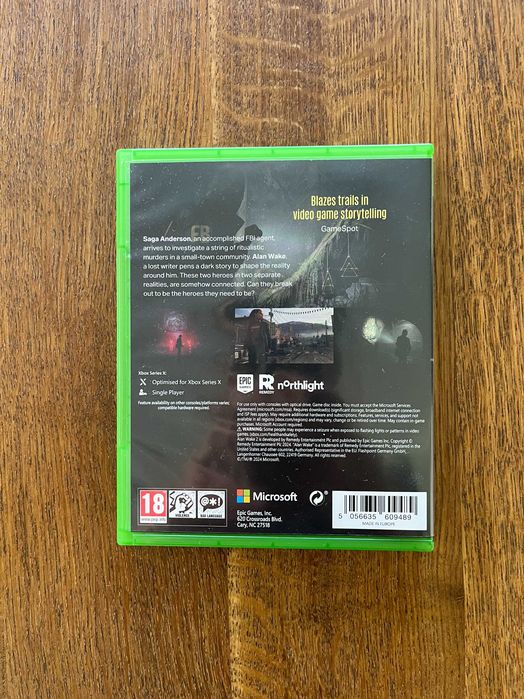 Alan Wake 2 Deluxe Edition | Xbox | Stan Idealny  | PL | Wszystkie DLC