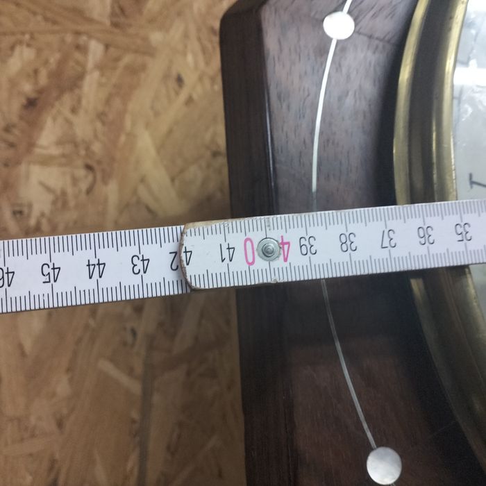 Duży stary zegar ścienny A38 sprawny