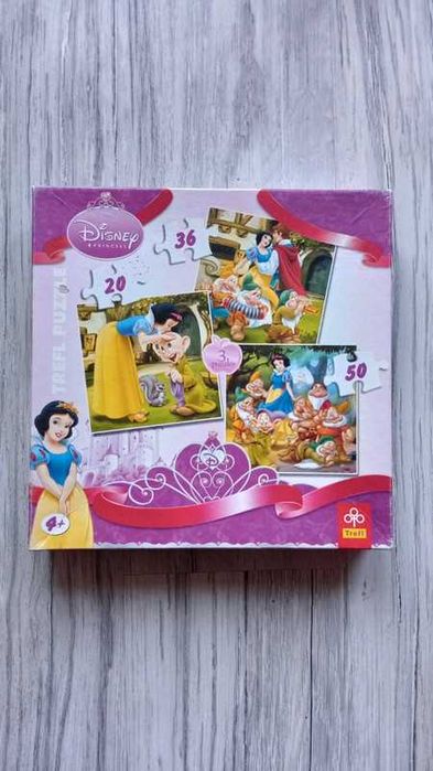 Puzzle dla dzieci 3w1 Księżniczki Disney Trefl 4+