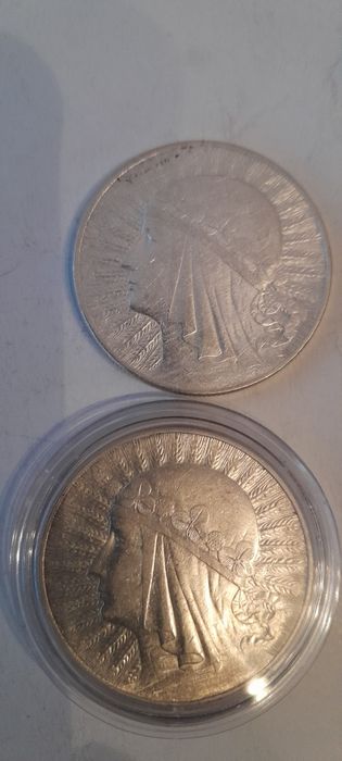 10zl Głowa Kobiety Jadwiga zestaw 6szt  z 1932,1934