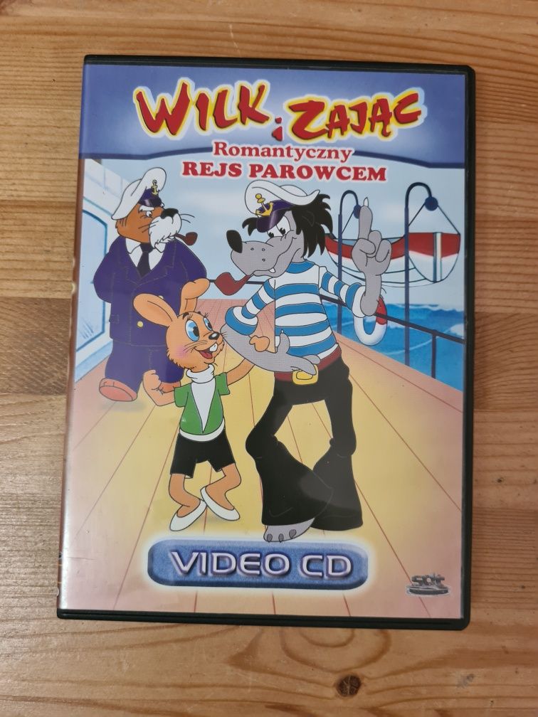 Wilk i zając Romantyczny rejs parowcem bajka płyta VCD video cd ~