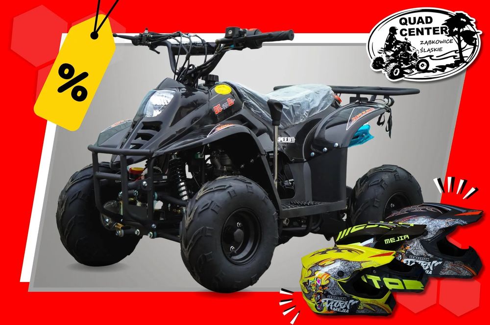 Quad ATV 125cc MODEL BS B6 Automat Koła 6 cali Piloty 2x TŁUMIK