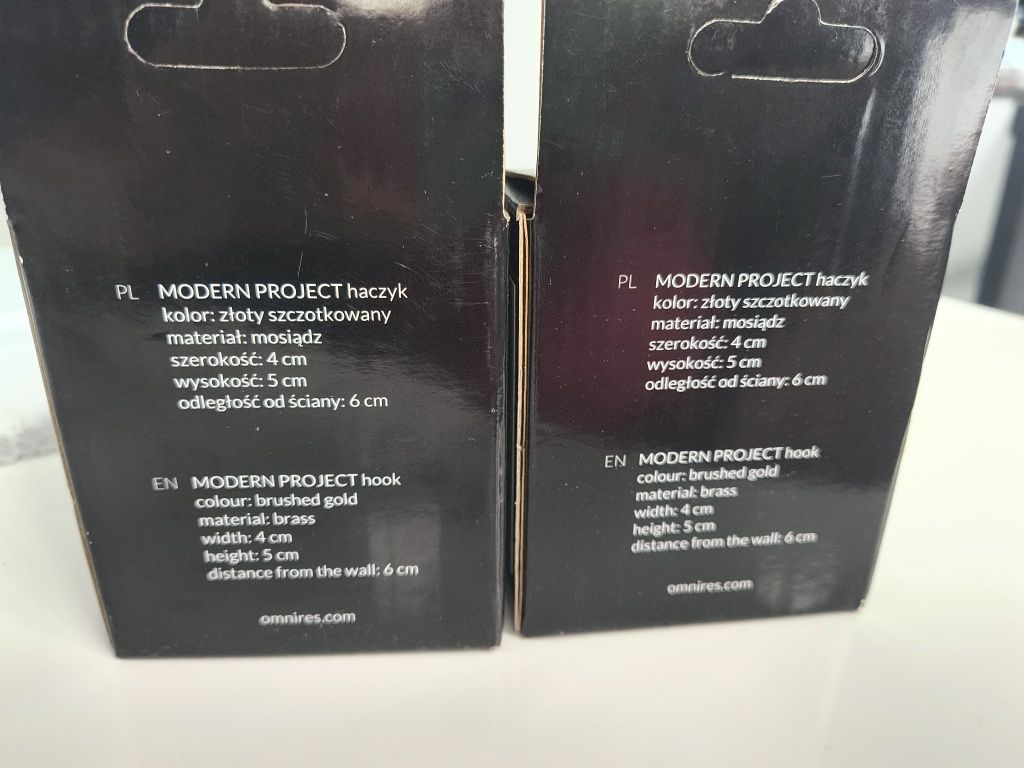 Omnires Modern haczyki na ręczniki 2 szt.