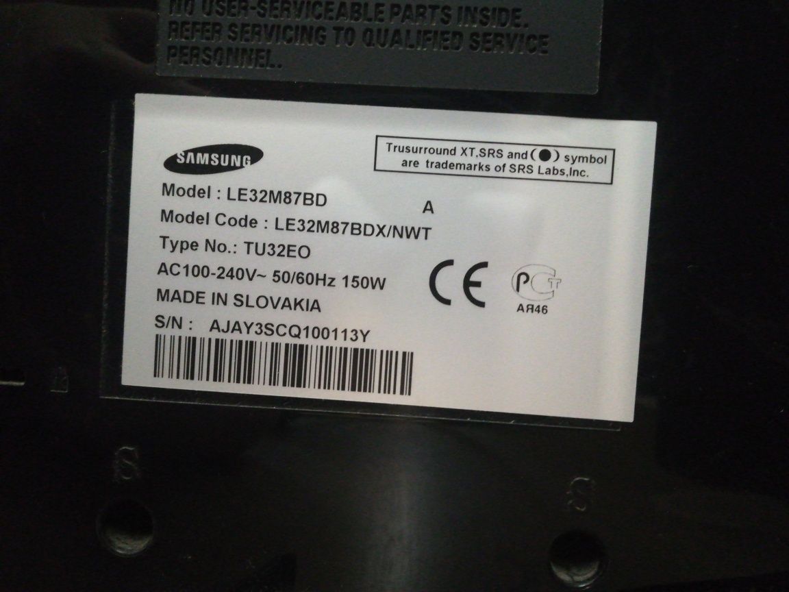 Телевизор Samsung диагональ 32 32M87BD под ремонт или восстановление