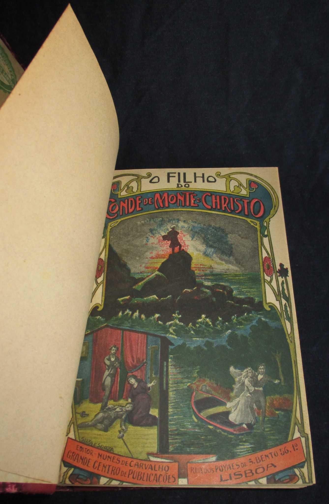 Livro O Filho do Conde de Monte-Cristo Jules Lermina 2 Volumes