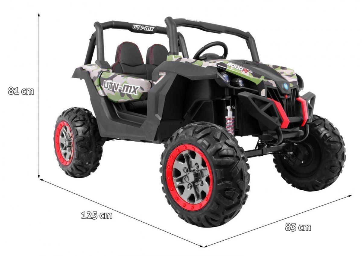 Pojazd Buggy SuperStar 4x4 -  Moro lakier