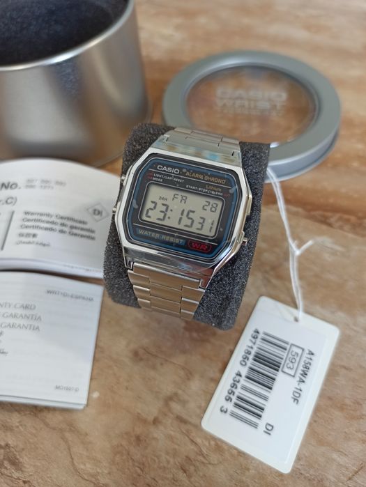 Часы Casio A158W ОРИГИНАЛ! Касио Классика Ретро Винтаж Годинник Касіо