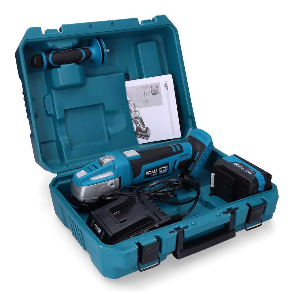 Kit Mala Rebarbadora 20V com 1 Bateria 4,0A e Carregador KOMA TOOLS