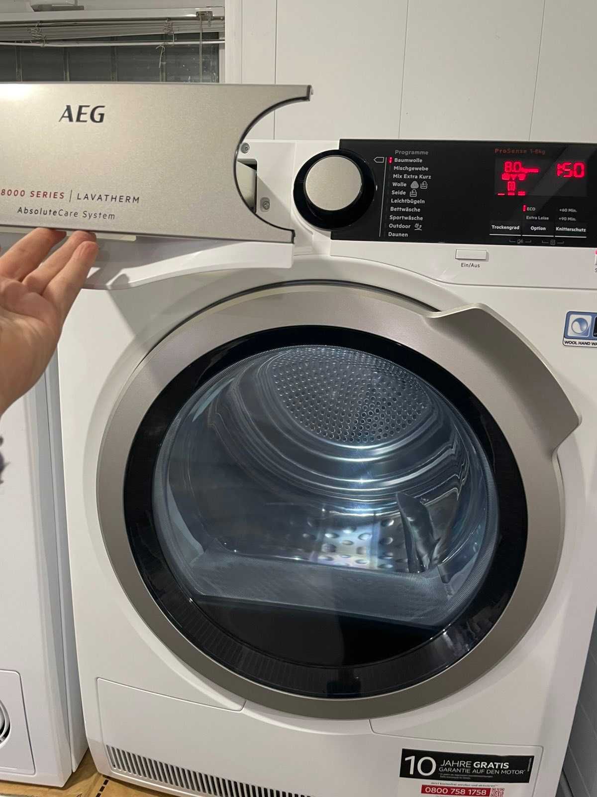 Сушильная машина AEG 8 кг. Германия компрессорного типа Доставка