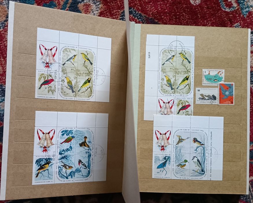 Kuba znaczki kasowane plus klaser