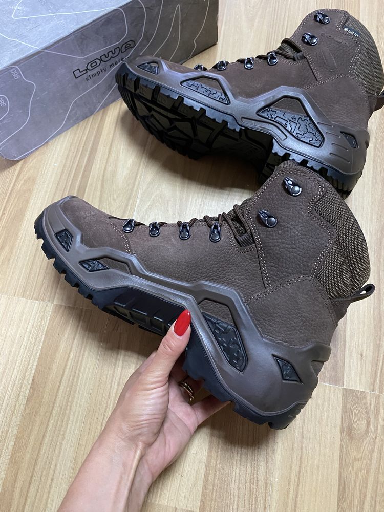 43,5р. Берці ОРИГІНАЛ ботінки Lowa Z-6N GTX C Mid TF Dark Brown