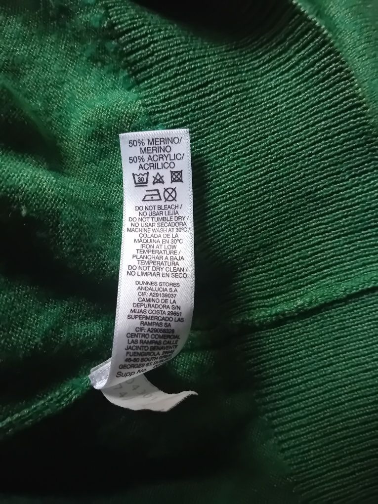 Wełniany cienki sweter merino