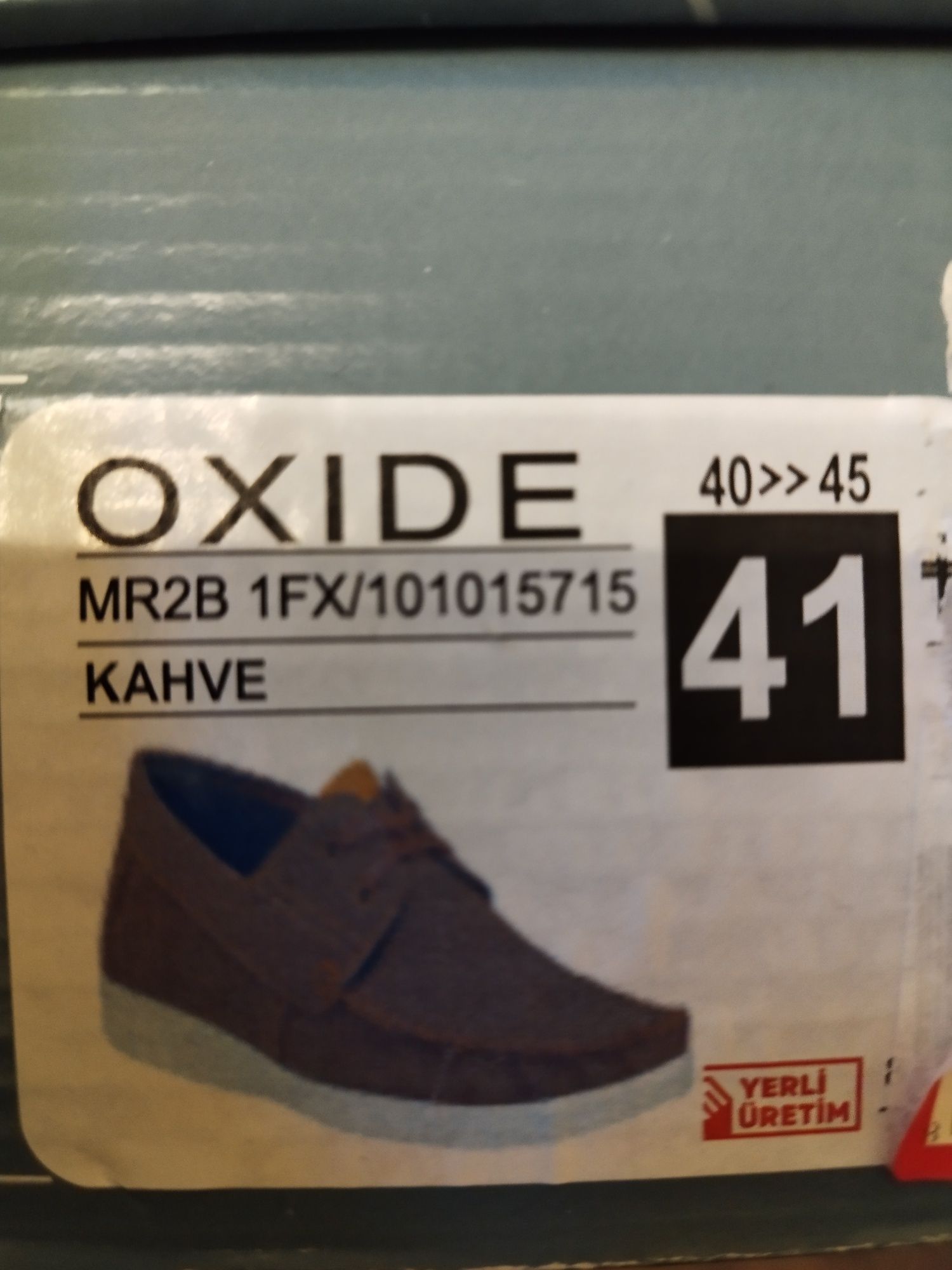 Мокасины Oxide Kahve 41р.