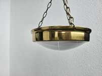 Lampa wisząca sufitowa PRL lata 60te