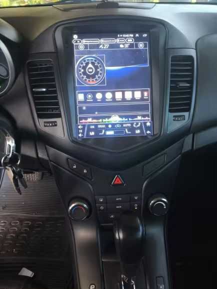 Radio 2din Android Chevrolet Cruze 2008/2014 Tesla gps wifi PROM