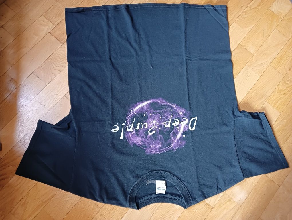 Unikat Koszulka z koncertu Deep Purple XL tshirt Gildan merch Gillan