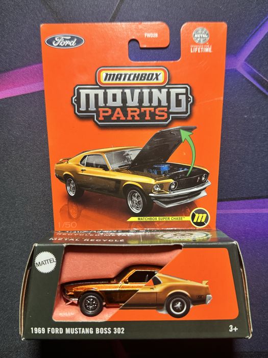 Matchbox Super Chase 1969 Ford Mustang Boss 302