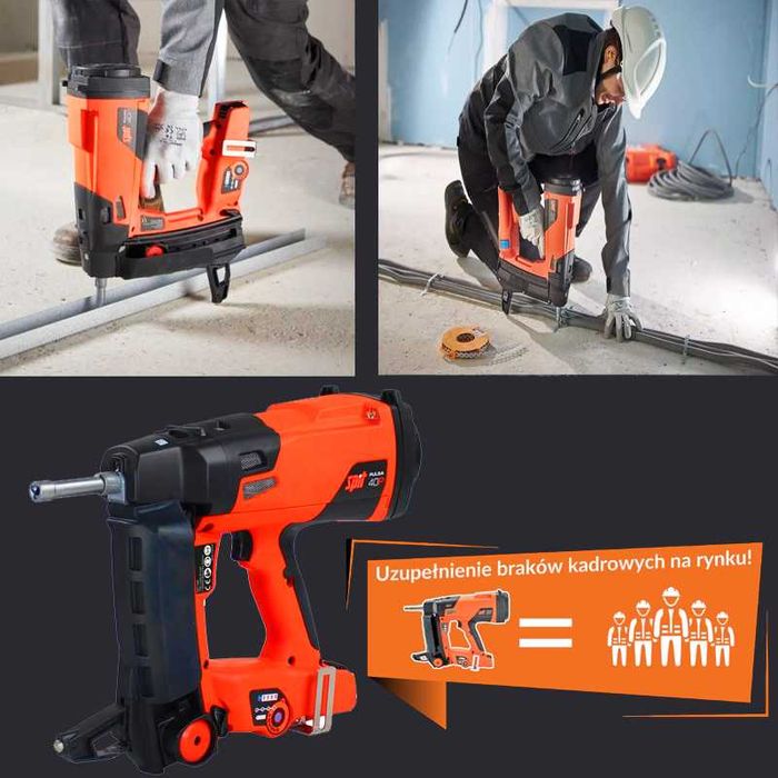 Mocne Gwoździe Spit do osadzaka Pulsa STANDARD 25mm 500szt+1Gaz FV,24H