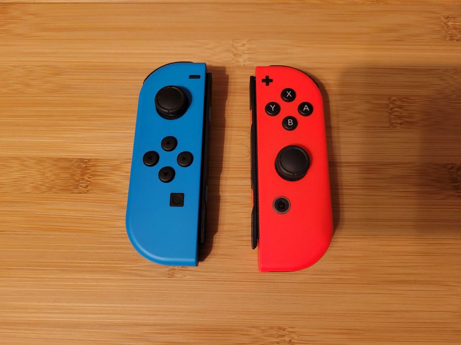 Joy-Con Joy-Cony Czerwony Niebieski Komplet Nintendo Switch Oled V1 V2