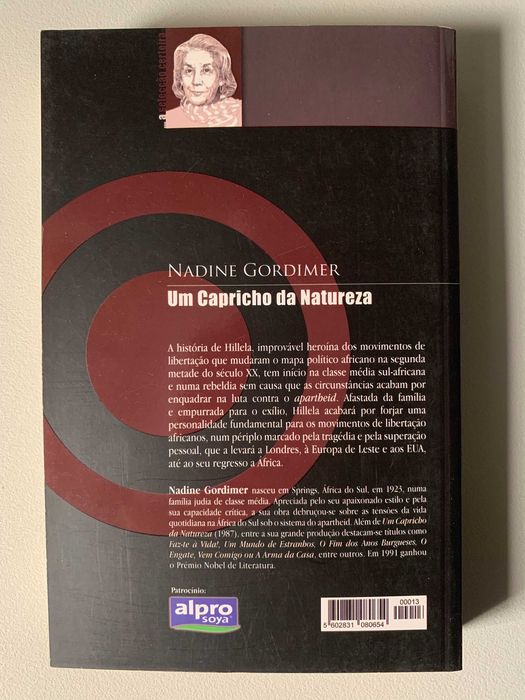 Um Capricho da Natureza, de Nadine Gordimer