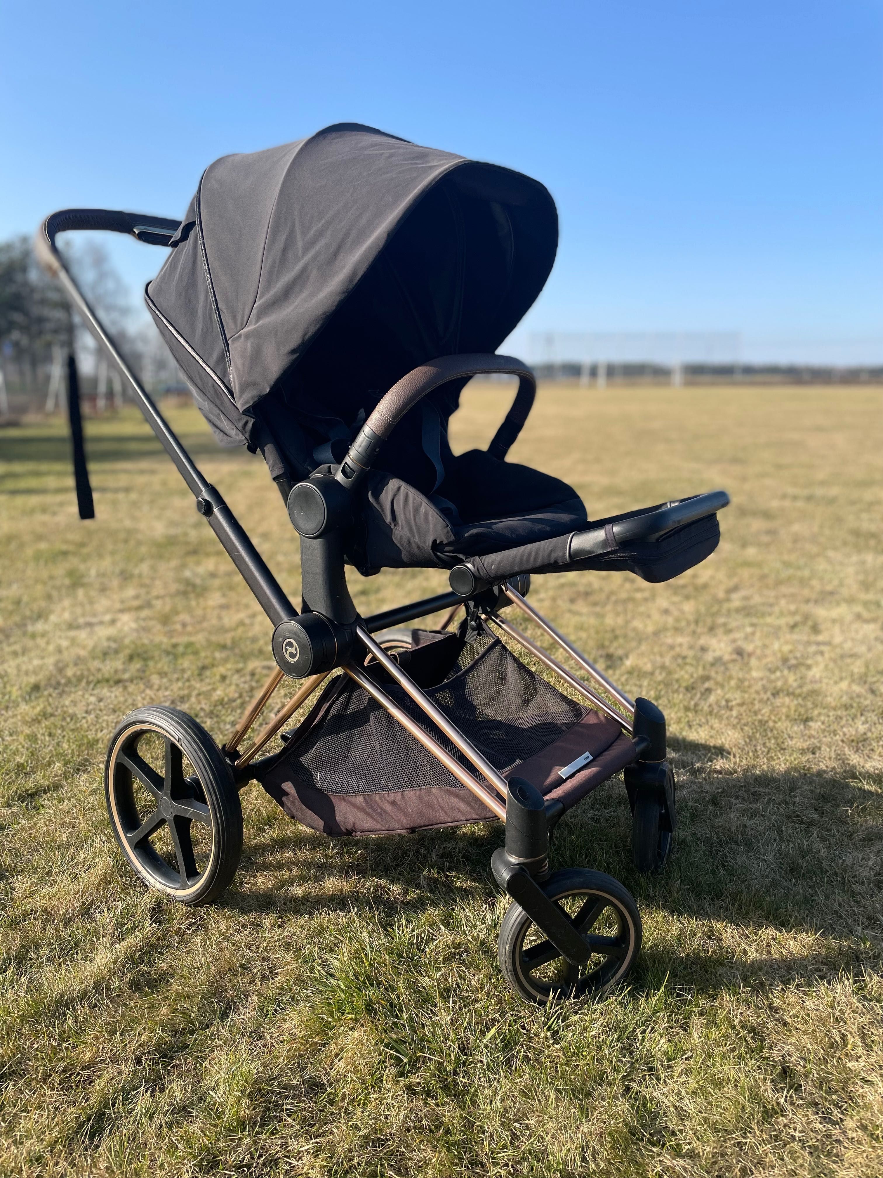 Wózek Cybex Priam 2.0 złota rama 2w1