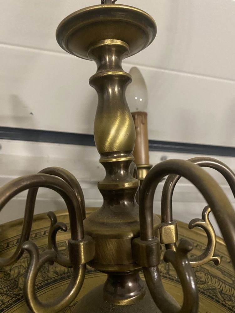 Lampa pięcioramienna .