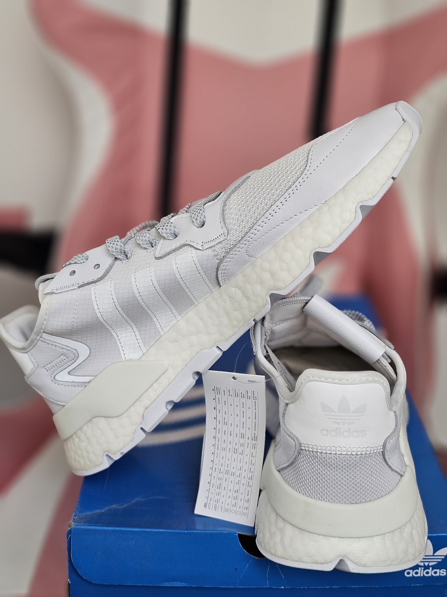 Buty nowe Adidas nite jogger fv1267 rozm eu46 ⅔