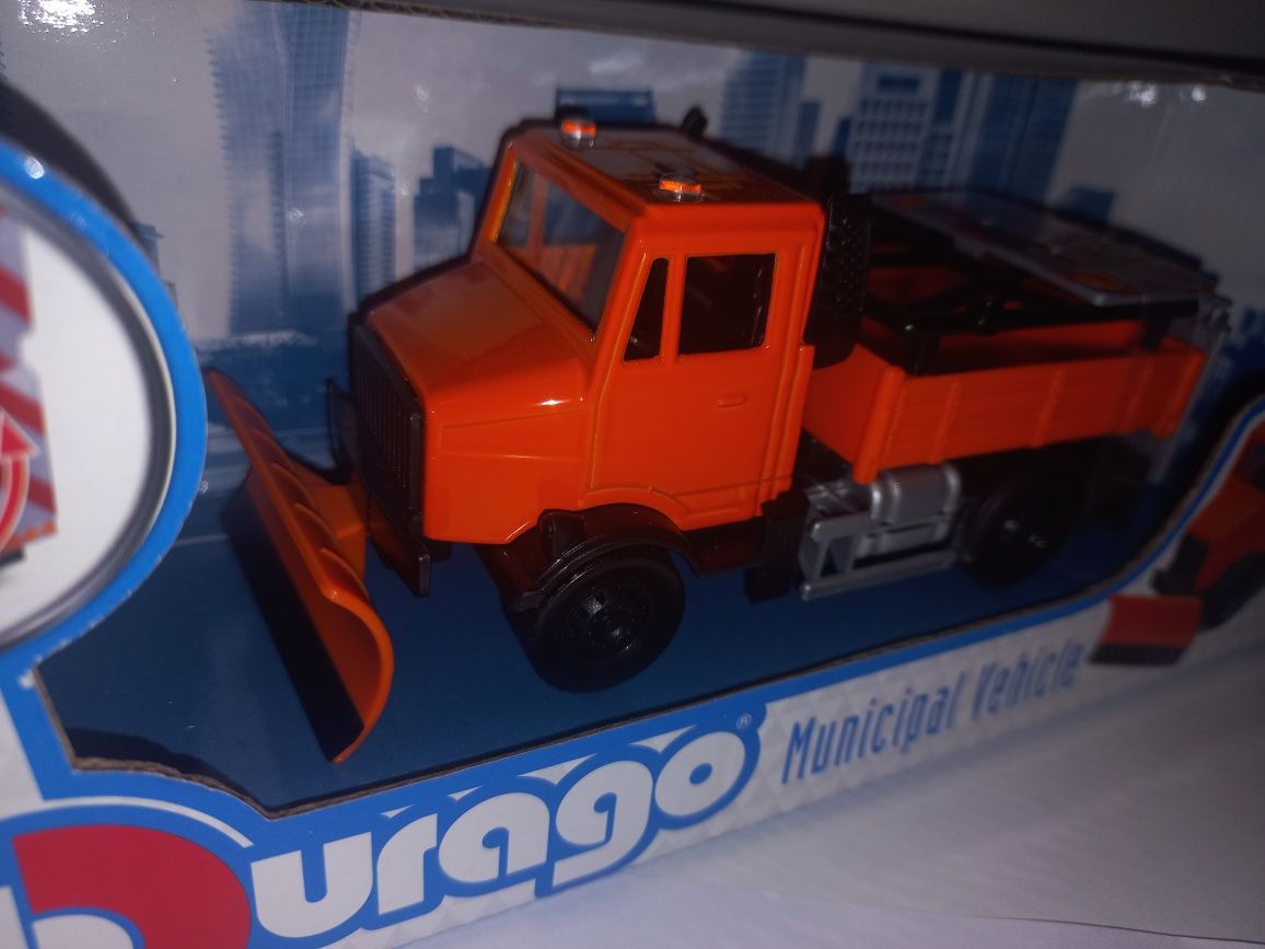 Bburago zabawka, pług śnieżny, skala 1:43
