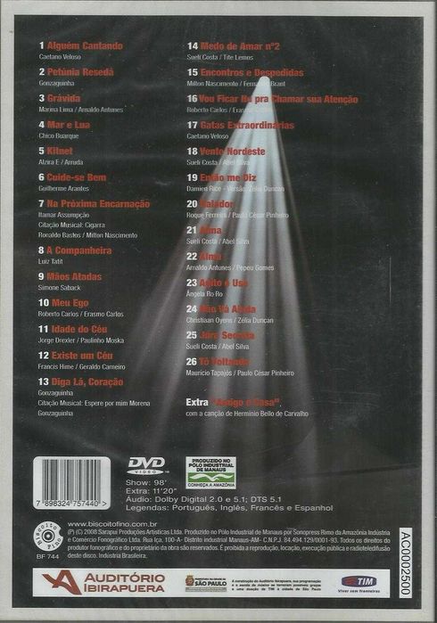 Simone & Zélia Duncan - Amigo é Casa: Ao Vivo (novo) (DVD)