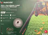 NOWY odkurzacz dmuchawa do liści 3w1 40V PARKSIDE PLSA 40-Li