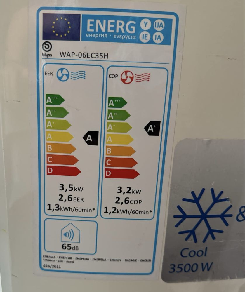 Klimatyzator z funkcja chlodzenia i grzania