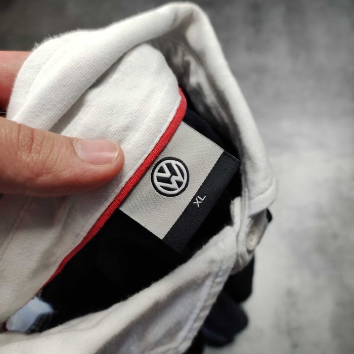 MĘSKA Koszulka Polo Motorsport Polo Golf VW Volkswagen Racing Bawełna