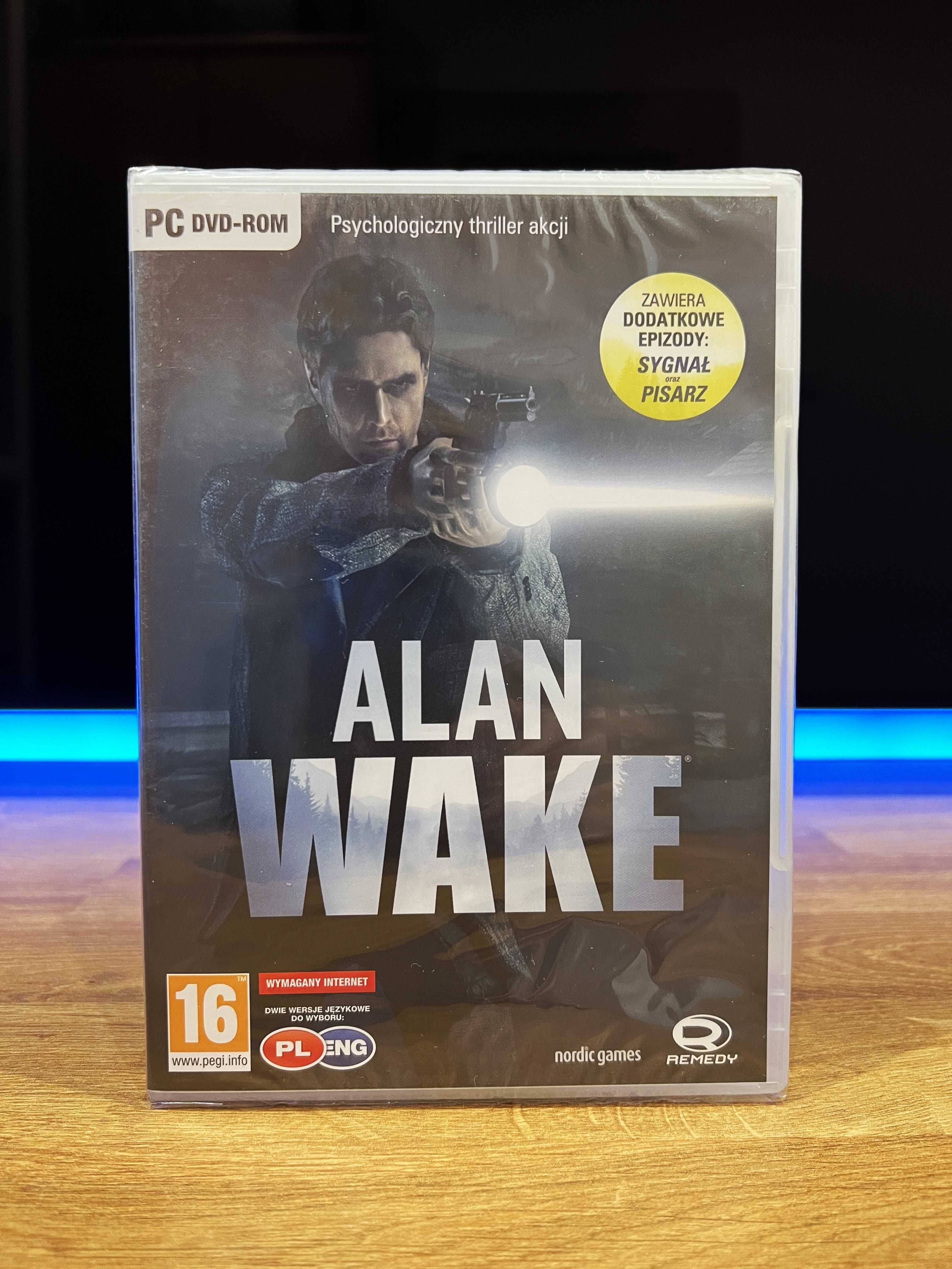 Alan Wake Nowy Folia (PC PL 2013) DVD BOX polskie wydanie