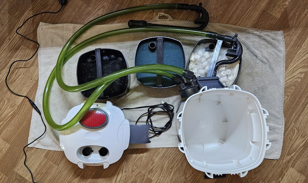 Aquario 60cms (Crystal Clear) + Movel + Filtro SunSun 1000 + Luz