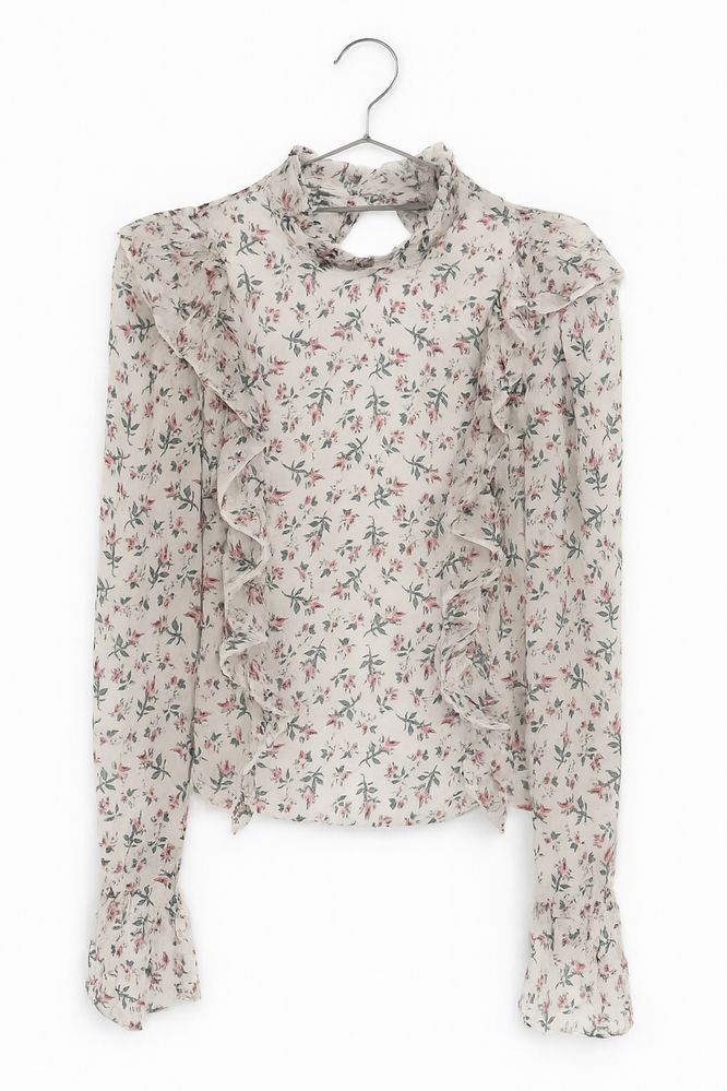 Koszula bluzka w kwiatki z falbanką Miss Selfridge rozmiar 34/36 xs/s